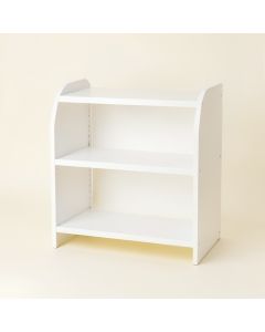 Slate Bluff Desktop Shelving Unit - White (synthetic illustration; no displayed measurements)