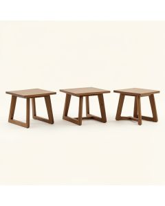 Audley Wood 3 Piece Coffee Table Set (synthetic illustration; no displayed measurements)
