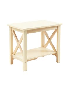 Glen Edge Side Table - Cream (synthetic illustration; no displayed measurements)