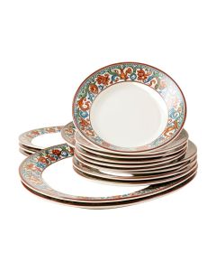 Mahershala 32-Piece Bohemian Porcelain Dinnerware Set ( Service For 8 )