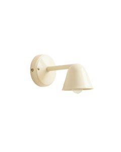 Glen Bluff Wall Sconce Mounted On A Plain Wall - Cream