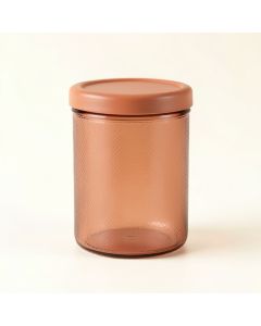Juniper Crossing Storage Canister With Lid - Terracotta (synthetic illustration; no displayed measurements)
