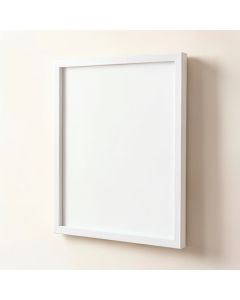 Get By Lettered And Lined - Floater Frame Textual Art Print (synthetic illustration; no displayed measurements)