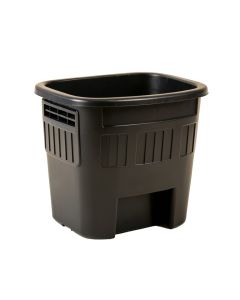 Linden Bridge Closed Garden Compost Bin - Black (synthetic illustration; no displayed measurements)