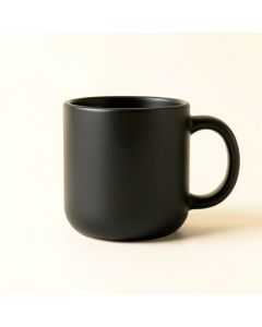 Heath Bluff Ceramic Mug - Black (synthetic illustration; no displayed measurements)