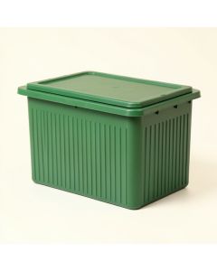 Ash Crossing Closed Outdoor Storage Box - Green (synthetic illustration; no displayed measurements)