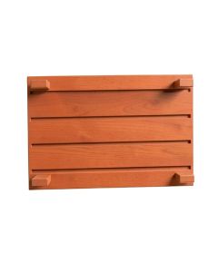 Laurel Bend Empty Wall-Mounted Tool Organizer Panel - Terracotta (synthetic illustration; no displayed measurements)