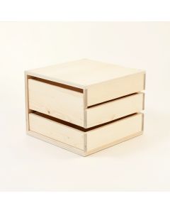 Oak Crest Under-Desk Drawer Unit - Ivory (synthetic illustration; no displayed measurements)