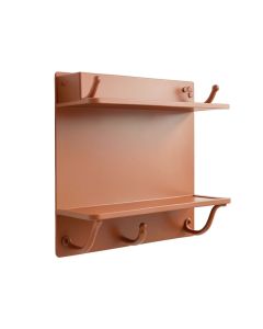 Cove Dell Wall-Mounted Entryway Organizer Shelf - Terracotta (synthetic illustration; no displayed measurements)