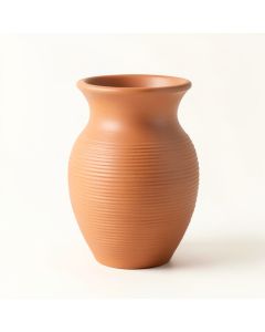 Willow Crest Empty Decorative Vase - Terracotta (synthetic illustration; no displayed measurements)
