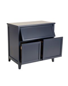 Moss Bend Freestanding Pull-Out Hamper Cabinet - Navy (synthetic illustration; no displayed measurements)