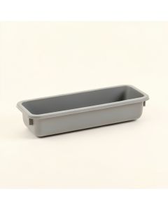 Cliff Bridge Empty Railing Planter With Integral Brackets - Gray (synthetic illustration; no displayed measurements)