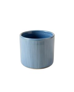 Oak Canyon Empty Candle Holder - Blue