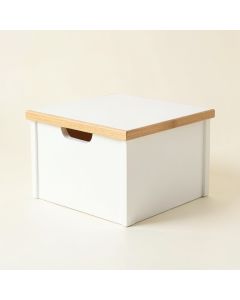 Lake Bluff Low Toy Storage Unit - White (synthetic illustration; no displayed measurements)