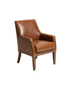 Windsor Genuine Leather Upholstered Dining Chair