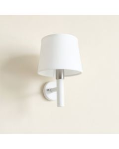 Lake Dale Wall Sconce Mounted On A Plain Wall - White (synthetic illustration; no displayed measurements)