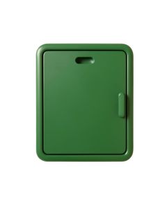 Ash Bluff Wall-Mounted Laundry Cabinet - Green (synthetic illustration; no displayed measurements)