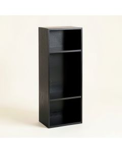 Shore Bend Narrow Cubby Tower - Black (synthetic illustration; no displayed measurements)