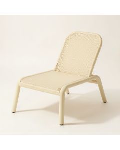 Glen Crest Outdoor Lounge Chair - Cream (synthetic illustration; no displayed measurements)