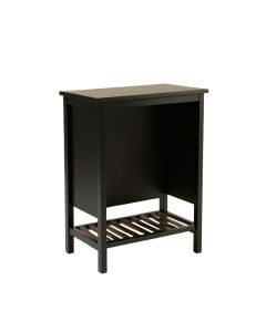 Cliff Bluff Freestanding Laundry Folding Counter - Black (synthetic illustration; no displayed measurements)