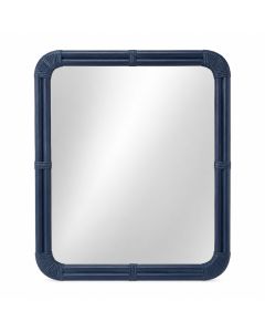 Heath Branch Framed Wall Mirror - Navy