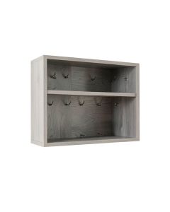 Ash Brook Wall-Mounted Entryway Organizer Shelf - Gray