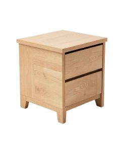 2 - Drawer Nightstand In Light Brown (synthetic illustration; no displayed measurements)