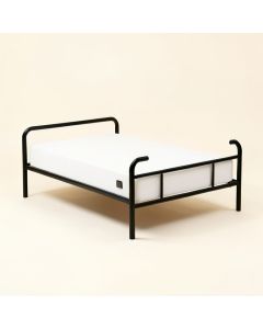Sylvaine Complete Metal Platform Bed (synthetic illustration; no displayed measurements)