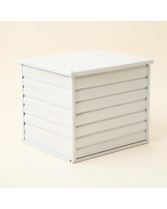 Linden Canyon Closed Outdoor Storage Box - White (synthetic illustration; no displayed measurements)