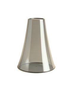 5.25 '' H Glass Bell Lamp Shade ( Screw On ) In Gray