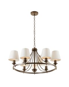 Coakley 9-Light Shaded Chandelier Tiered Chandelier