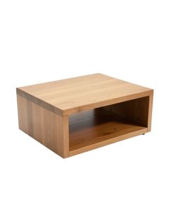 Solid Wood Coffee Table With Storage (synthetic illustration; no displayed measurements)