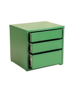 Wren Branch Small-Parts Storage Drawer Cabinet - Green (synthetic illustration; no displayed measurements)