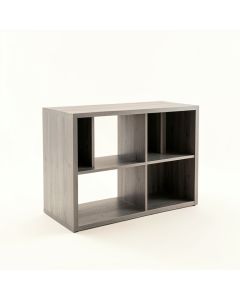 Birch Edge Desktop Shelving Unit - Gray (synthetic illustration; no displayed measurements)