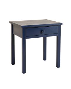 Spruce Arc Side Table - Navy (synthetic illustration; no displayed measurements)