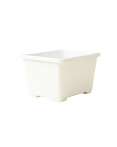 Willow Branch Empty Raised Planter - White (synthetic illustration; no displayed measurements)