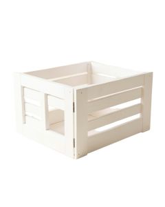Harbor Field Empty Furniture-Style Pet Crate - White (synthetic illustration; no displayed measurements)