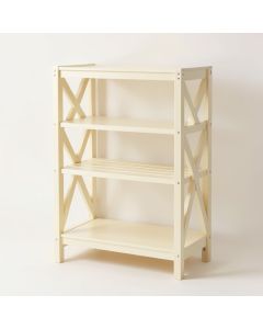 Ash Crest Empty Seed-Starting Shelving Unit Without Lights - Cream (synthetic illustration; no displayed measurements)