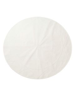 Rowan Bridge Round Area Rug - White (synthetic illustration; no displayed measurements)