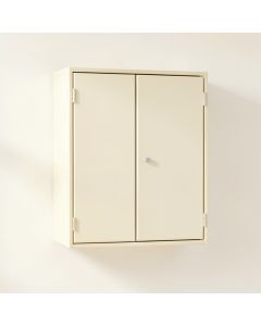 Olive Branch Wall-Mounted Laundry Cabinet - Ivory (synthetic illustration; no displayed measurements)