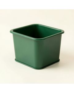 Lake Bend Empty Raised Planter - Green (synthetic illustration; no displayed measurements)