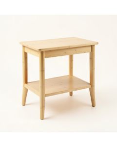 Flint Crest Side Table - Ivory (synthetic illustration; no displayed measurements)