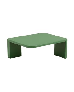 Elm Bend Desktop Monitor Riser - Green (synthetic illustration; no displayed measurements)