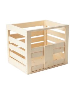 Wren Branch Empty Furniture-Style Pet Crate - Ivory