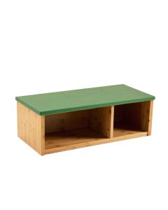 Willow Dale Shoe Storage Bench - Green