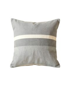 Clay Crest Filled Accent Pillow - Gray