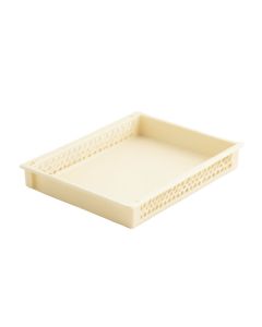 Moss Dale Empty Under-Desk Cable Tray - Ivory