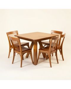 Itchington 5 - Piece Butterfly Leaf Dining Set (synthetic illustration; no displayed measurements)
