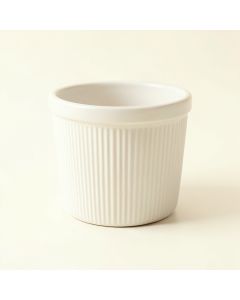 Reed Canyon Empty Planter - White (synthetic illustration; no displayed measurements)