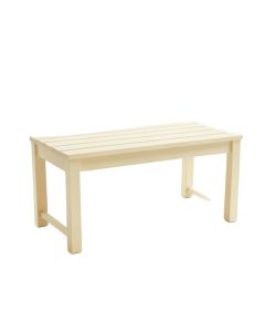 Clay Bridge Indoor Bench - Cream (synthetic illustration; no displayed measurements)